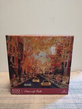 Days of Fall 500-Piece Jigsaw Puzzle - Autumn Street Scene